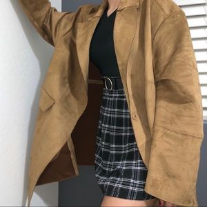 BROWN SUEDE COAT